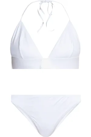 Balmain Bikini con parche del logo