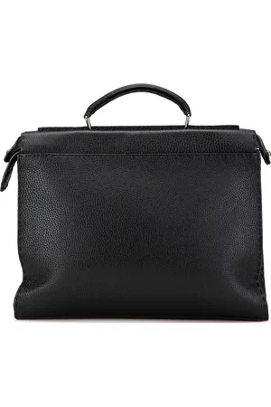 Fendi Bolsa Large Leather Selleria Peekaboo Iconic Fit Bag 2000-2010