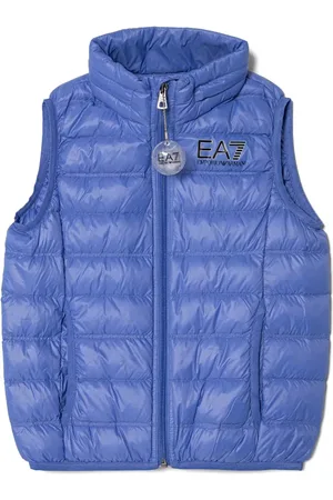 EA7 Chaleco con logo estampado
