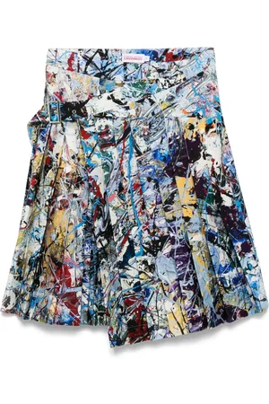 Charles Jeffrey Loverboy Falda corta con estampado gráfico