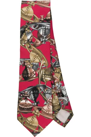 Vivienne Westwood Corbata de seda Crazy Orb