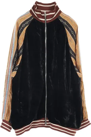 Gucci Chamarra de velour estampada 2010