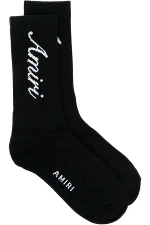 AMIRI Calcetines tejidos con logo en intarsia