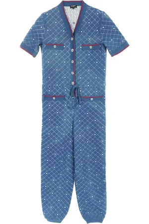 CHANEL Jumpsuit con logo CC 1986-1988