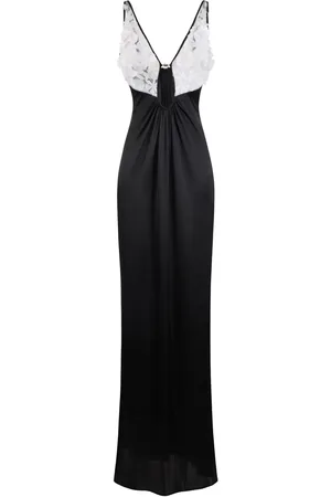 Elisabetta Franchi Vestido de fiesta con aplique floral