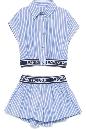 Lapin House Set de shorts con motivo de rayas