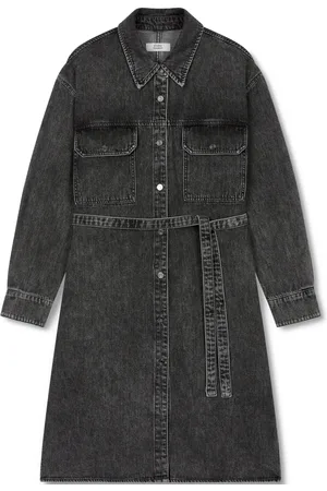 Studio Tomboy Vestido midi de mezclilla
