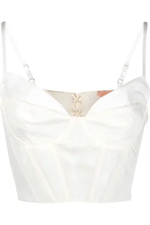 BROCK COLLECTION Top ajustado estilo corset