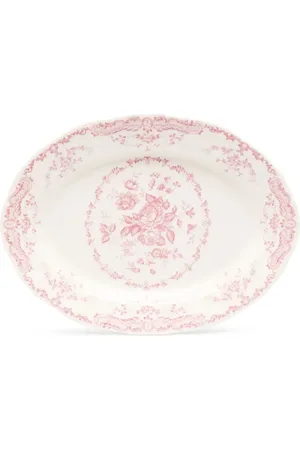 BITOSSI Bandeja ovalada con estampado floral (30.5cm)