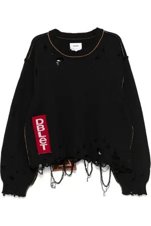 DOUBLET Suéter con efecto desgastado