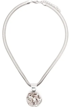 MAGDA BUTRYM Collar con dijes de cruz y rosaa