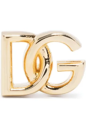 Dolce & Gabbana Arete en plata de ley con logo