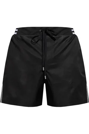 Balmain Shorts de playa con detalle de rayas