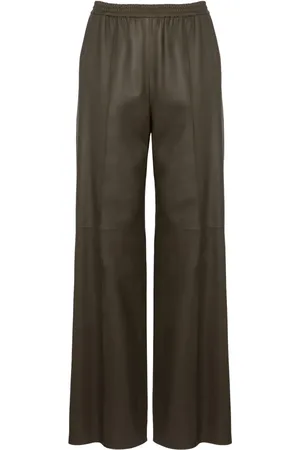 YVES SALOMON Joggers con pretina elástica