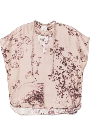 ALYSI Blusa con estampado floral