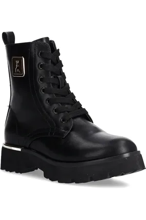 Patrizia Pepe Girl Botines con placa del logo