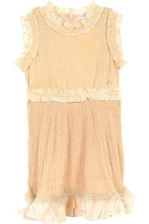CHANEL Vestido corto con volantes 1986-1988