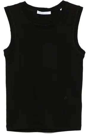 Helmut Lang Camiseta con logo bordado