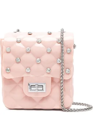 MONNALISA Bolsa de hombro con detalles de strass