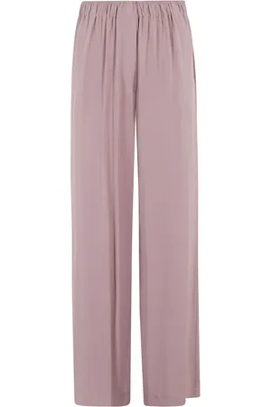 FEDERICA TOSI Pantalones anchos con diseño elástico