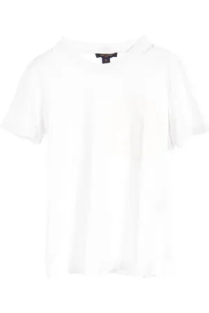 LOUIS VUITTON Playera con logo estampado 2000