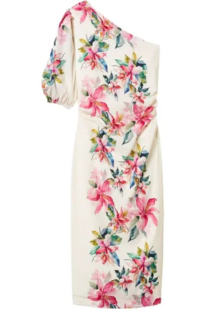 Twin-Set Vestido midi con diseño estampado
