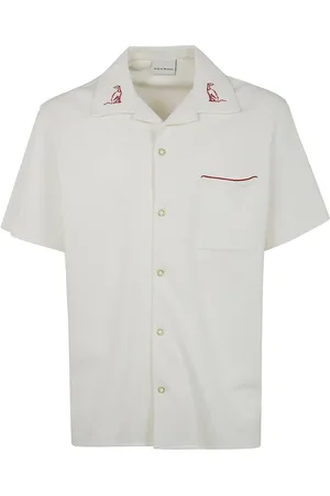 Drôle de Monsieur Camisa con cuello bordado