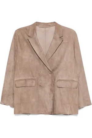 SALVATORE SANTORO Blazer de gamuza