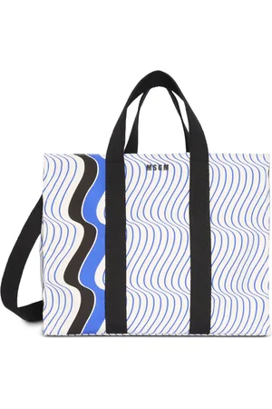 Msgm Tote con motivo de rayas