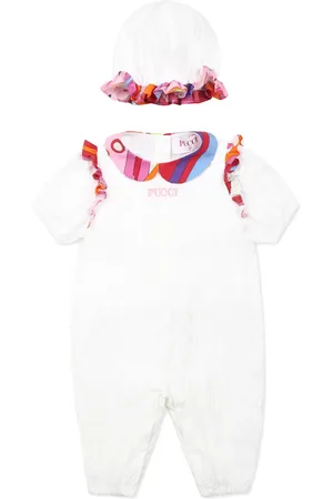 PUCCI Junior Set de pañalero con logo bordado