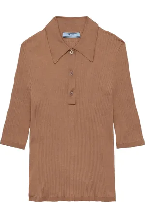 Prada Playera tipo polo de algodón