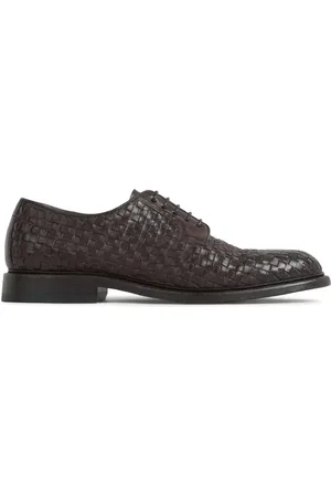 Green george Zapatos derby entretejidos