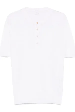 ELEVENTY Playera con cuello henley
