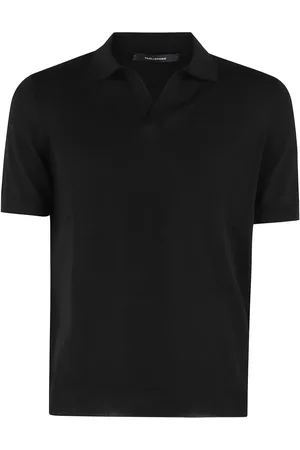 TAGLIATORE Playera tipo polo con detalle de canalé
