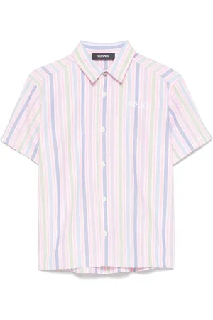 VERSACE Camisa con rayas estampadas