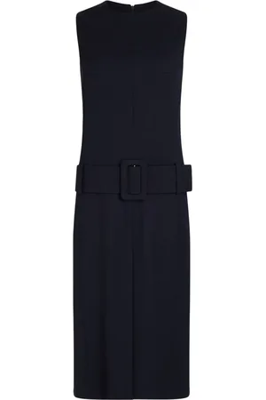 Patou Vestido midi con cinturón