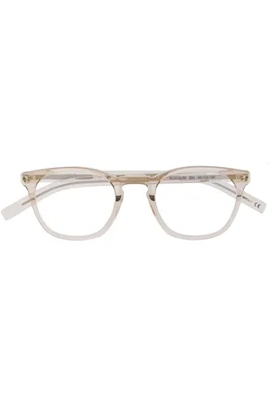 Saint Laurent Lentes translúcidos con media armazón
