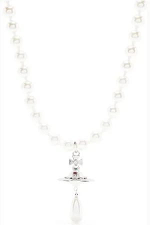 Vivienne Westwood One Row Pearl Deop Choker
