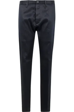 Nine In The Morning Pantalones de vestir con parche del logo