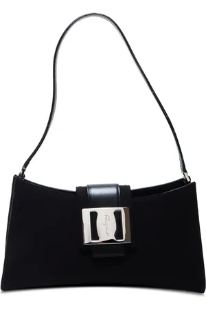 Salvatore Ferragamo Bolsa de hombro con placa del logo 2000-2010