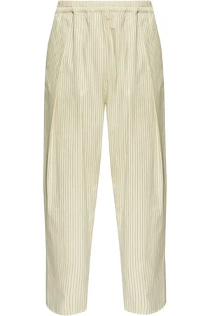 Maison Margiela Pantalones con estampado de rayas diplomáticas
