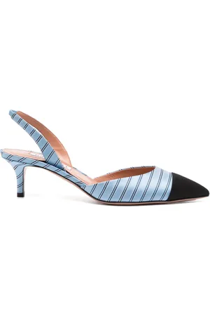 Aquazzura Zapatillas con motivo de rayas