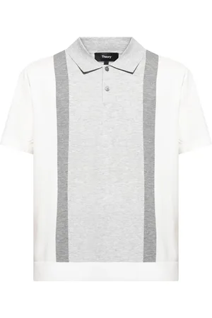 THEORY Playera tipo polo manga corta