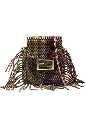 Fendi Bolsa crossbody Beaded Pequin Pico Baguette Charm 2010-2024