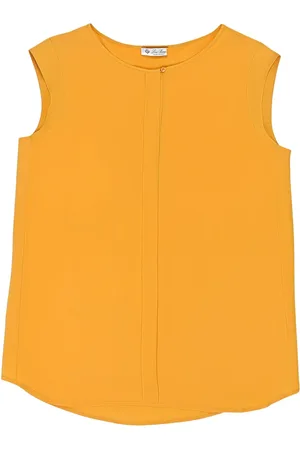 Loro Piana Top con cuello redondo