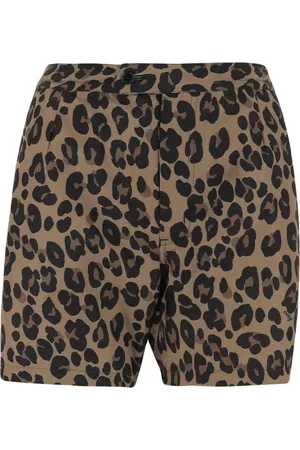 Aspesi Bermudas con estampado de leopardo