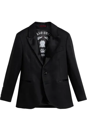 Brunello Cucinelli Blazer con bolsillos en la parte delantera