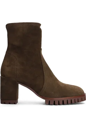 Evaluna Botines de gamuza con tacón de 85mm