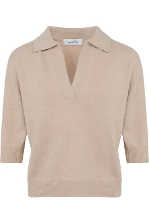 YVES SALOMON Playera tipo polo tejida
