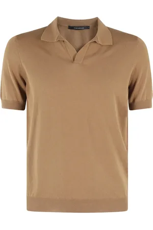 TAGLIATORE Playera tipo polo con detalle de canalé